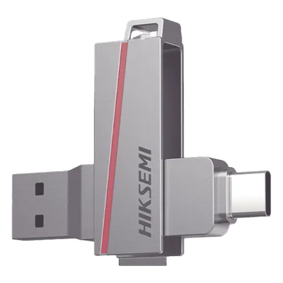 Memoria USB Dual de 256 GB / USB-C y USB-A / Transferencia de Alta Velocidad / Metálica / Compatible con Dispositivos Móviles, Windows, Mac y Linux