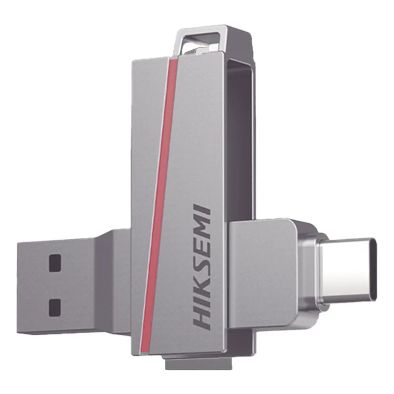 Memoria USB Dual de 256 GB / USB-C y USB-A / Transferencia de Alta Velocidad / Metálica / Compatible con Dispositivos Móviles, Windows, Mac y Linux