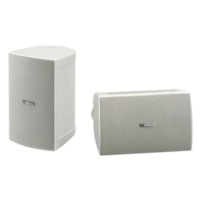 Altavoz de Montaje en Pared, 2 vias, Woofer 4 in, Tweeter 1 in, IPX3, 8 ohms, 70/100V, Color Blanco, Par