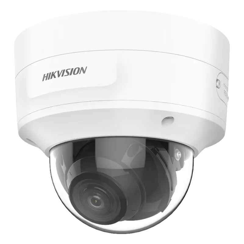 Domo IP 4 Megapixel / Lente Mot. 2.7 a 13.5 mm / 40 mts IR EXIR / Exterior IP66 / IK10 / DARKFIGHTER / Audio y Alarma I/O / PoE+ / ONVIF / Micro SD / 4 Analíticos: AcuSense, Deteccion Facial, Conteo de Personas por Cruce y Zona