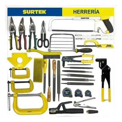 Tabla Exhibidora de Herramientas para Herrería.