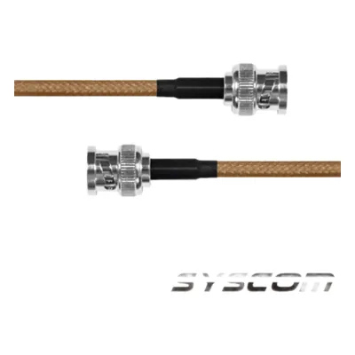 Jumper con Cable LP142 de 60 cm (23.62 pulgadas), con Conectores BNC Macho a BNC Macho.