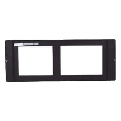 Placa de revestimiento para chasis CFFT-1 de teléfono de bombero, con posición para anunciador ACS, en gabinetes CAB-3 o CAB-4
