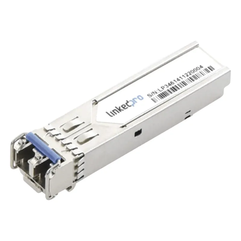 Transceptor Óptico Industrial SFP+ (Mini-Gbic) / Monomodo 1310 nm / 10 Gbps / 10GBASE / Conectores LC/UPC Dúplex / DDM / Hasta 3 km