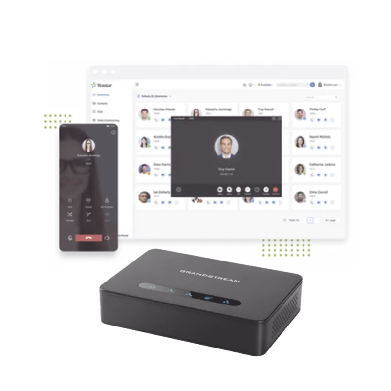 Conmutador Cloud Yeastar, 10 extensiones anuales, Gateway FXO para troncal analoga