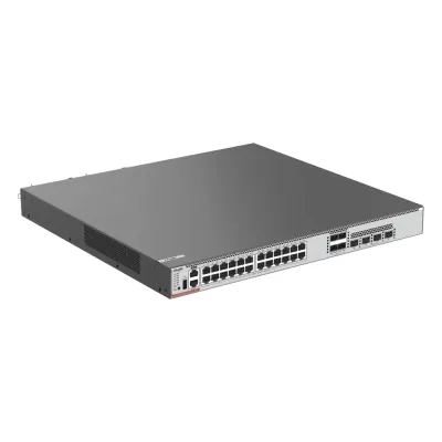 Switch Core 24 Puertos PoE 802.3bt Class 2 (FULL Hi-PoE 90 W) Capa 3 Multi-Gigabit 10G y SFP28 25G (No Incluye Fuentes de Poder)