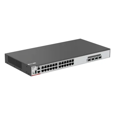 Switch Core PoE 802.3bt 370W Capa 3 Multi-Gigabit 24 puertos 5Gb/2.5Gb/1Gb/100M, 4 puertos fibra SFP28 25Gb
