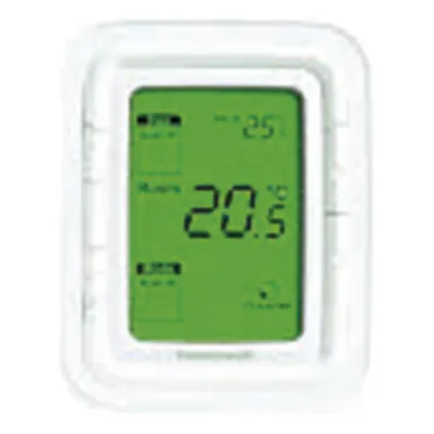 Termostato digital vertical para fan and coil de 2 y 4 tubos, control de ventilador de 3 velocidades, 120 VCA, pantalla LCD con luz de fondo verde