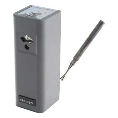 Controlador de temperatura tipo Aquastat de límite alto o bajo con SPDT, montaje horizontal, rango 38 a 116 °C