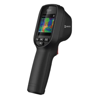 ECO - Cámara Termográfica Portátil / Rango de temperatura de -20 °C a 550 °C / Alta precisión ±2℃/±2% / Resolución super IR 240 x 240 / Pantalla LCD 2.4" / puntero láser / IP54 / Memor
