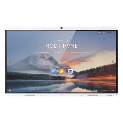 HUAWEI IdeaHub B2, Pantalla interactiva para Colaboración Inteligente, 86", 4K UHD, Android 9, Wi-Fi, blanco Jade.