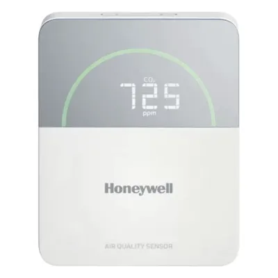 Sensor de Calidad del Aire Interior 5 en 1 / Temperatura, Humedad, CO2, PM2.5 y TVOC / Display con Anillo LED de Color / BACnet MS/TP, Modbus RS-485 y Sylk Bus / Alimentación 24 VAC/VDC / Montaje en Pared o Caja Gang