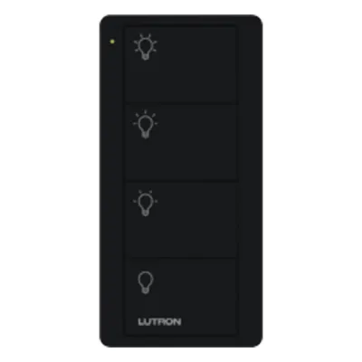 Control remoto inalámbrico Pico de 4 botones para atenuadores e interruptores Lutron