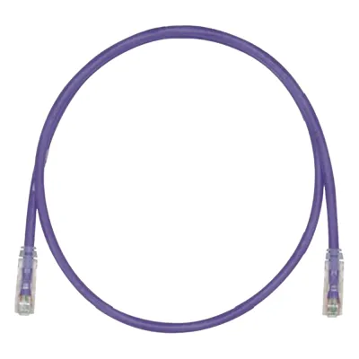 Cable de Parcheo TX6, UTP Cat6, 24 AWG, CM, Color Violeta, 8 Metros (26.25 Pies)
