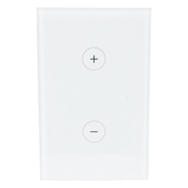 (ZWAVE) Dimmer panel táctil touch inalámbrico Zwave Plus. Compatible con Hubitat HC8, Álula M2M, otros