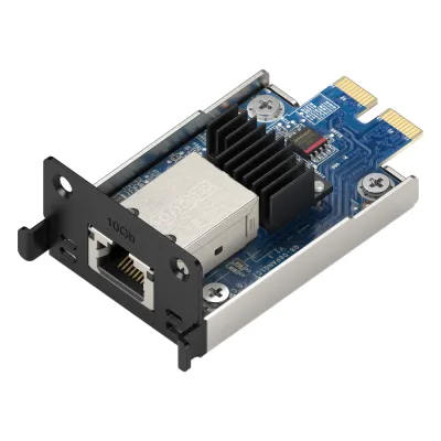 Adaptador de Ethernet E10G18-T1 | 10 Gbps / Compatible con PCIe 3.0 y 2.0 | Autonegociación de 4 u 8 Canales | Perfil Bajo y Altura Completa | Compatibilidad con Synology DSM 6.1.7 o Posterior.