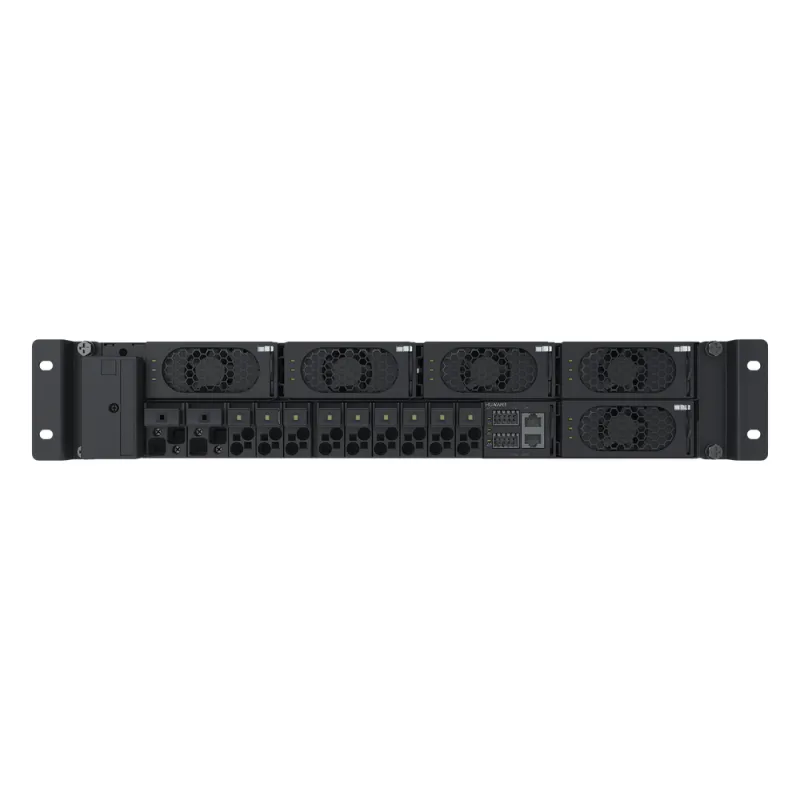 Rectificador Redundante 2000W, 220/380 VAC a -48 VDC, 200A, 2U, con Módulo de Monitoreo SMU11C