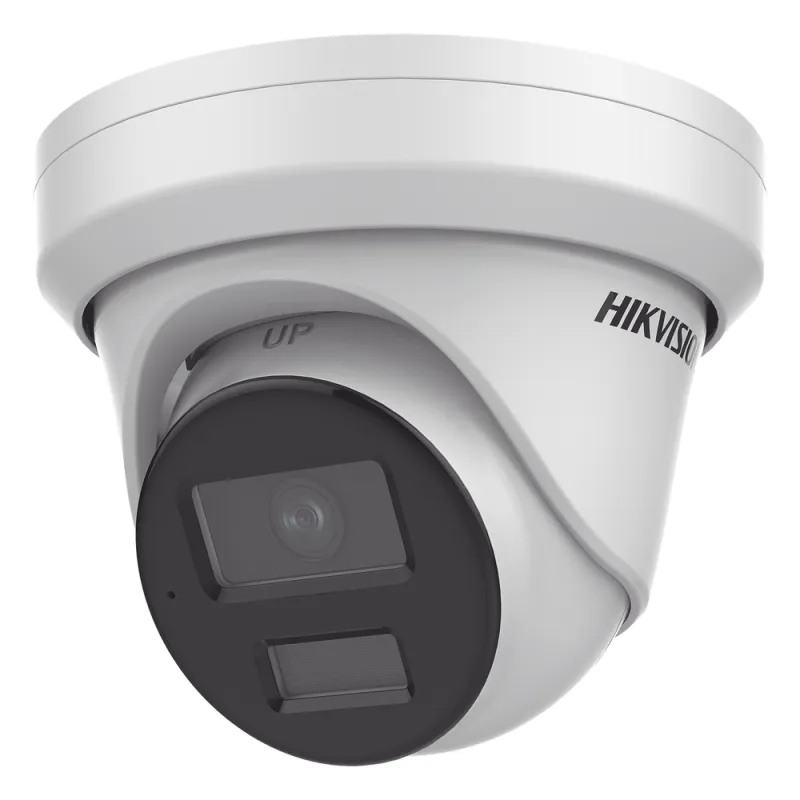 Turret IP 4 Megapixel / Lente 2.8 mm / Dual Light (40 mts IR + 40 mts Luz Blanca / DARKFIGHTER S / Microfono Integrado / Exterior IP67 / WDR 130 dB / 4 Analíticos: AcuSense, Deteccion Facial, Conteo de Personas por Cruce y Zona