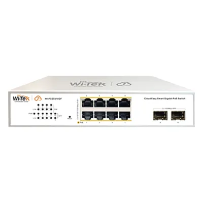 Switch Administrable PoE / 8 puertos PoE af/at Gigabit / 2 x SFP Gigabit / Administración Cloud Gratuita / Presupuesto 120 W