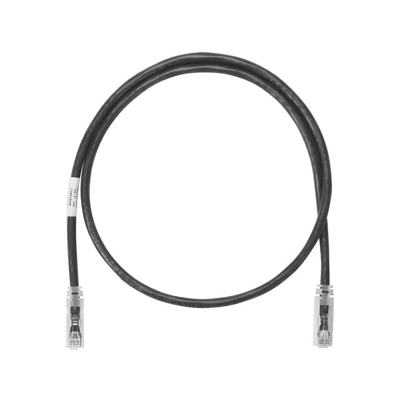 Cable de Parcheo NetKey UTP Categoría 6, con Plug Modular en Cada Extremo - 7.62 Metros (25 Pies) - Negro