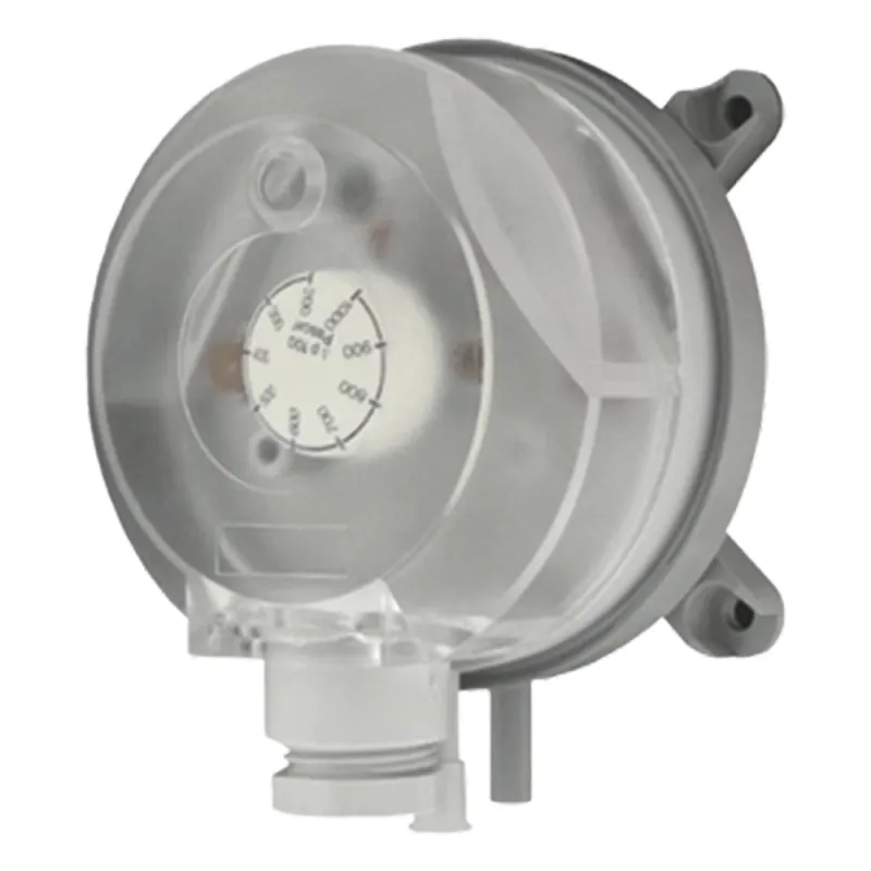 Interruptor de presión diferencial ajustable para aire y gases no combustibles, rango 0.08 a 20 pulgadas de columna de agua
