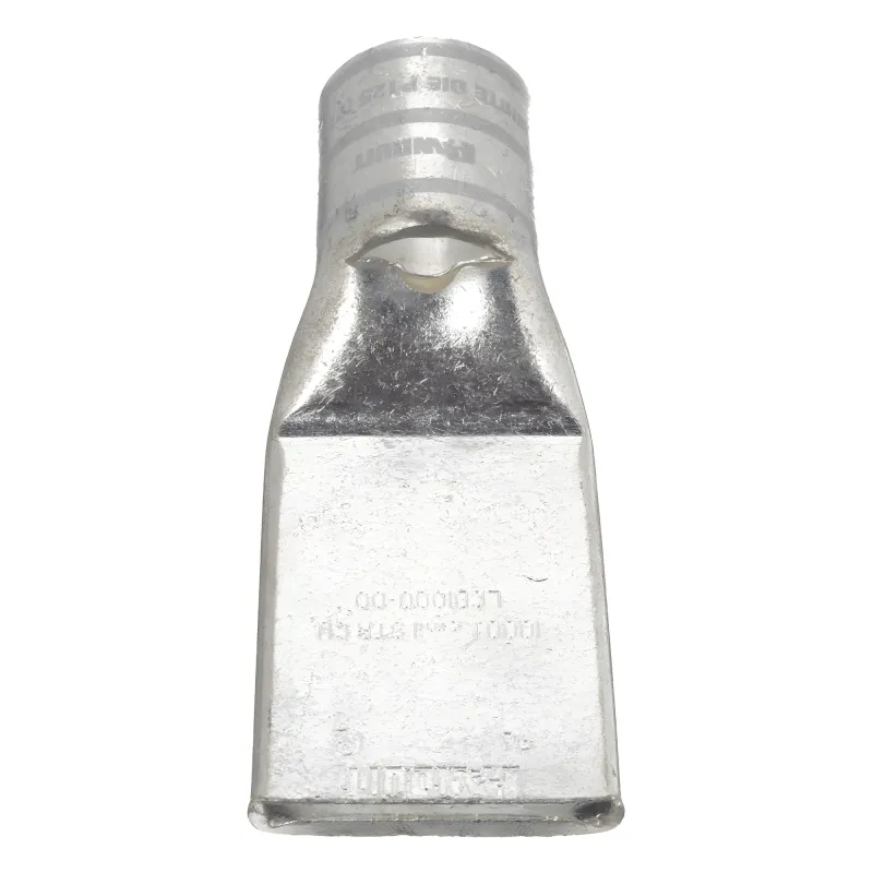 Zapata de compresión LCD1000-00-3 para cal. 1 Kcmil, Lengüeta recta, Ancho 55.11mm, Longitud 146.55mm. 1 pz