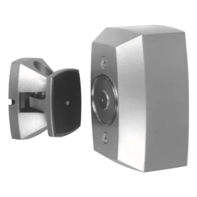 Sujetador Electromagnético de Puerta para Montaje en Pared con Cableado Superficial, 12-120 V, Hasta 40 lb de Sujeción