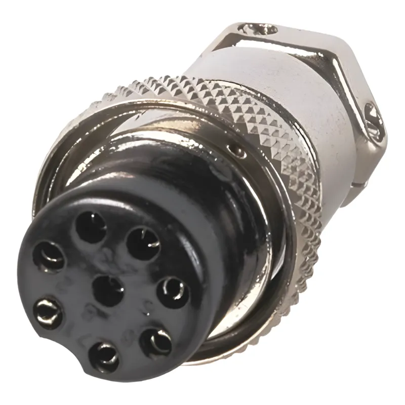 Conector de Micrófono Macho de 8 Contactos de Uso Rudo.