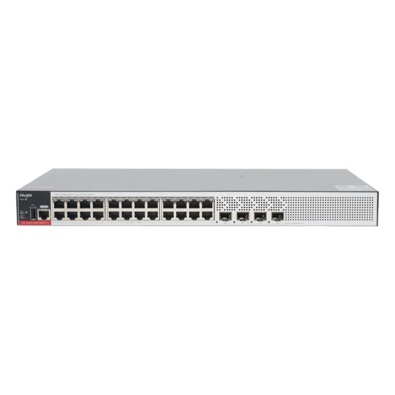 Switch PoE+ Empresarial 370 Watts, Administrable L2+, 24 Puertos Gigabit y 4 Puertos Uplink SFP 2.5G