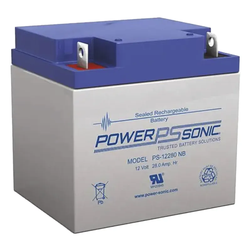 Batería 12V, 28AH, Para Respaldo, Tecnologías AGM/VRLA, 5 Años Vida Útil, Terminales NB2, Reconocida UL