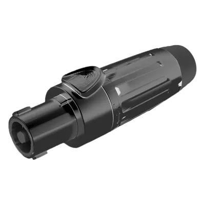Conector Speakon | Hembra | 4 polos | carcasa negra | Cable AWG10 | 30A