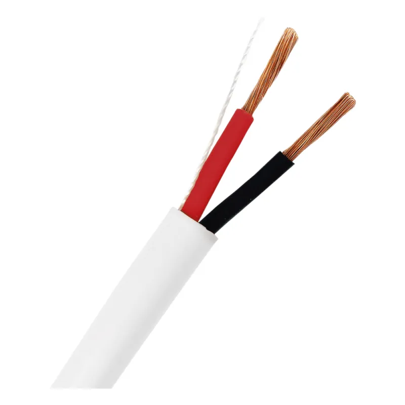 Bobina de 152 m (500 ft) | Cable para Bocina 2x16 AWG | Libre de Oxígeno | Blanco