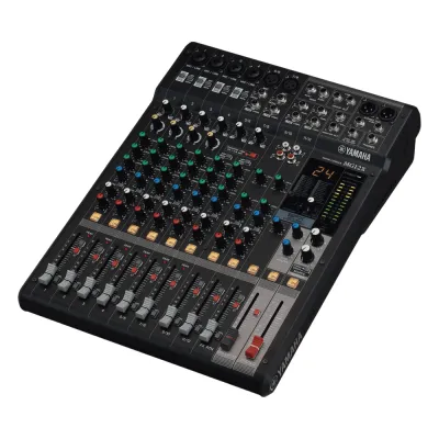 Mezcladora de Audio | 12 Canales | 6 Entradas de Micrófono/línea | 2 Entradas Estéreo | Efectos Integrados | Alimentación Phantom | MG12X