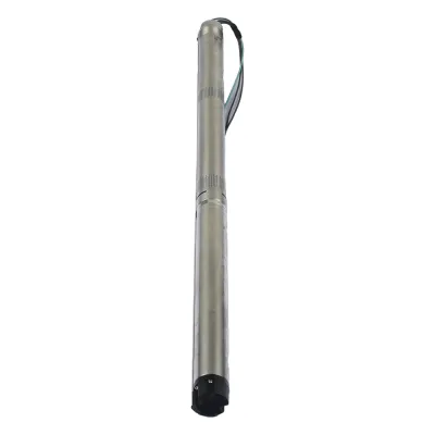 Bomba Sumergible Solar de 1.4 KW , Admite entrada AC 90-240v , Tensión nominal CC 30-300v, 3600rpm