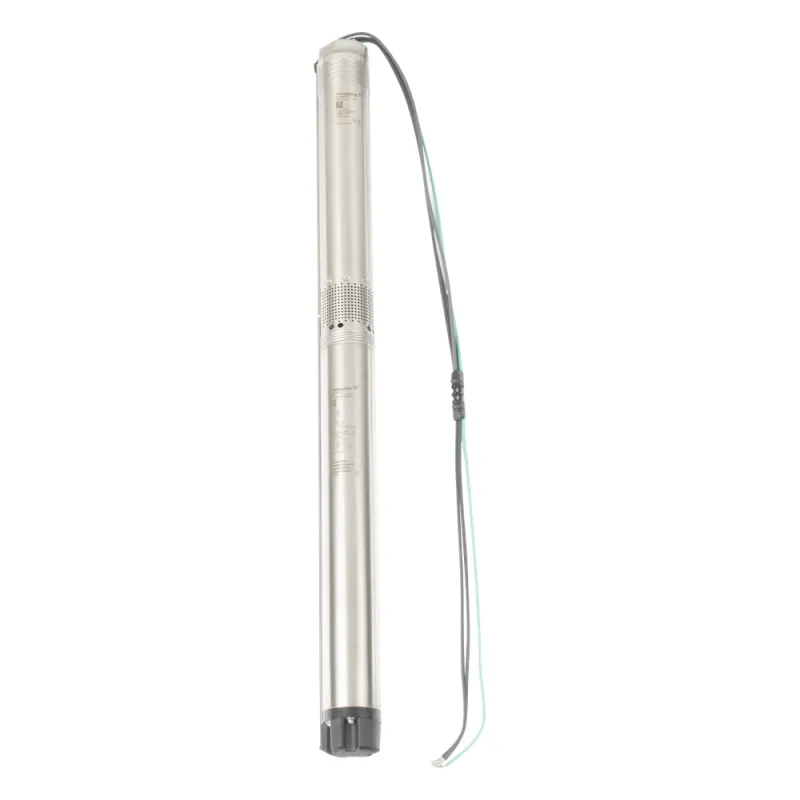 Bomba Sumergible Solar de 0.35 KW , Admite entrada AC 90-240v , Tensión nominal CC 30-300v