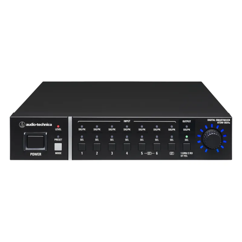 MEZCLADOR DIGITAL AUTOMÁTICO SMARTMIXER DE 6 CANALES CON CANCELACIÓN DE ECO.