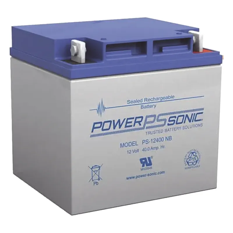 Batería 12V, 40AH, Para Respaldo, Tecnologías AGM/VRLA, 5 Años Vida Útil, Terminales T6, Reconocida UL