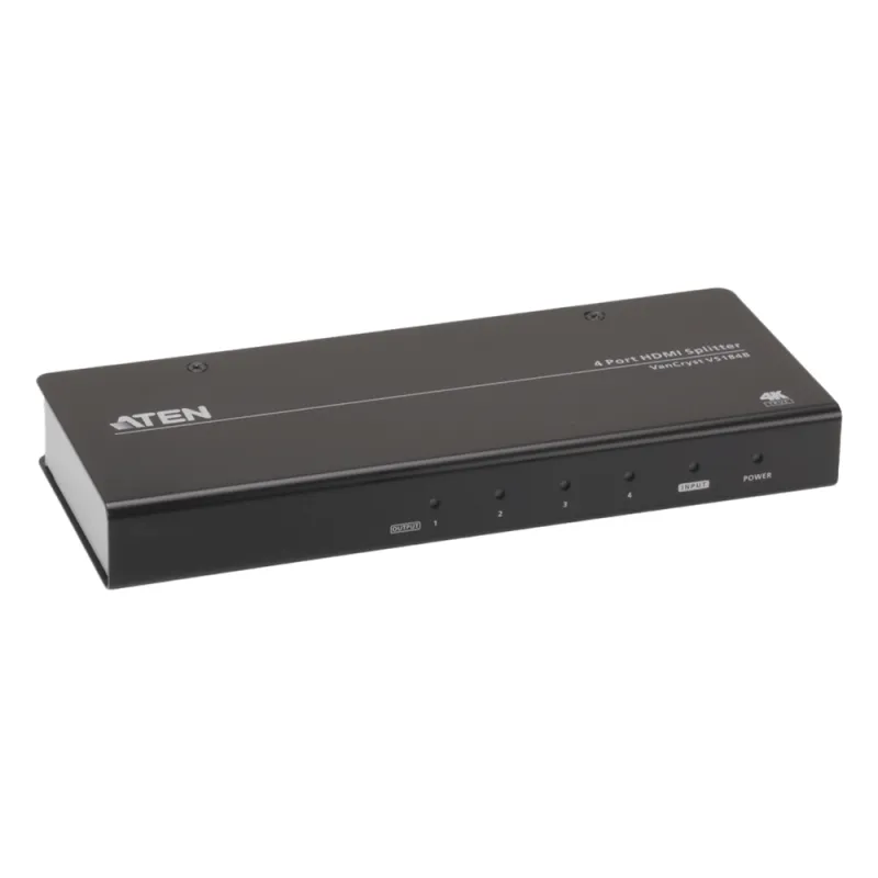 Splitter HDMI | 1 x 4 | True 4K @ 60 Hz | HDCP 2.2 | EDID Expert™ | HDR 4:4:4 | Plug & Play