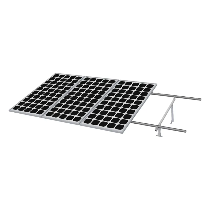 Kit Montaje para Panel Solar, Riel 5 de 5.4m para 4 Módulos de Espesor de 35mm, Vel. de Viento Máx. 190km/h