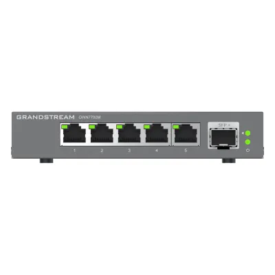 Switches de red Multi-Gigabit de 2.5G No Administrable / 5 Puertos RJ45 de 100/1000/2500Mbps / 1 puerto de fibra SFP+