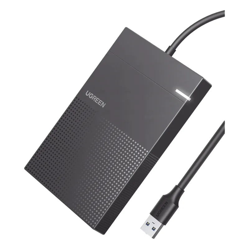 Carcasa de Disco Duro 2.5'' (Enclosure) | Adecuado para HDD y SSD de 2.5” | Chip Inteligente | UASP & TRIM | Led Indicador | ABS | Hibernación Automática | Compatible con SATA I II III, HDD, SSD de hasta 6TB.
