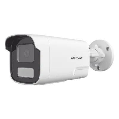 Cámara IP Bala 4 Megapixel (2560×1440) / Smart Hybrid Light IR+White Light 50 m (164 ft) / Detección Humana y Vehicular / Audio Bidireccional Integrado / WDR 120 dB / IP67 / PoE / H.265+ / Slot microSD 512 GB