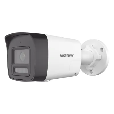 [PROTECCIÓN ACTIVA] Bala IP 4 Megapixel / Lente 2.8 mm / Dual Light (30 mts IR + 20 mts Luz Blanca) / Audio de Dos Vías / Luz Intermitente y Alerta de Audio / Micrófono Integrado / ACUSENSE Lite / Exterior IP67 / H.265 / PoE