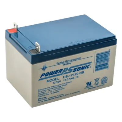 Batería 12V Recargable, 12AH, Para Respaldo, Tecnologías AGM/VRLA, 5 Años Vida Útil, Terminales tipo NB1, Reconocida UL , Sin Mantenimiento, Sin Derrames