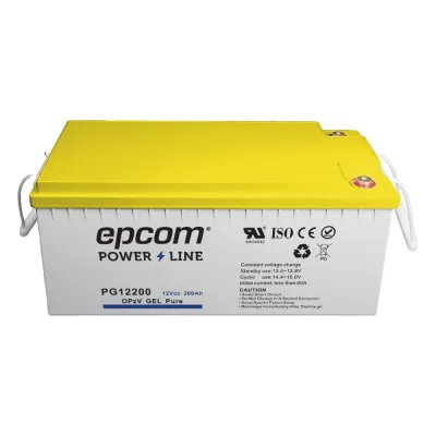 Batería GEL Puro OPzV Ciclo Profundo / 12 Vcc / 200 Ah / Aplicaciones Fotovoltaicas y de Respaldo