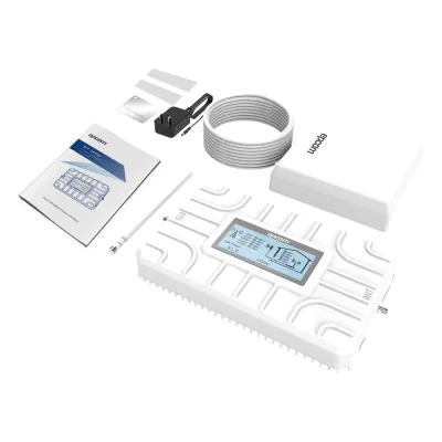 Kit Amplificador de Señal Celular 2G, 3G, 4G y 5G / Mejora llamadas convencionales y VoLTE / Amplifica señal de TELCEL, AT&T, MOVISTAR, BAIT,DiRi y más / Cubre hasta 150 m².