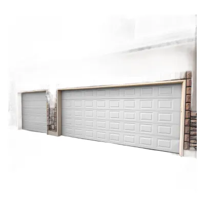 Sección P / Puerta Garage / Cuadro Corto / Color blanco P / GARAGE147SC / Estilo Americana.