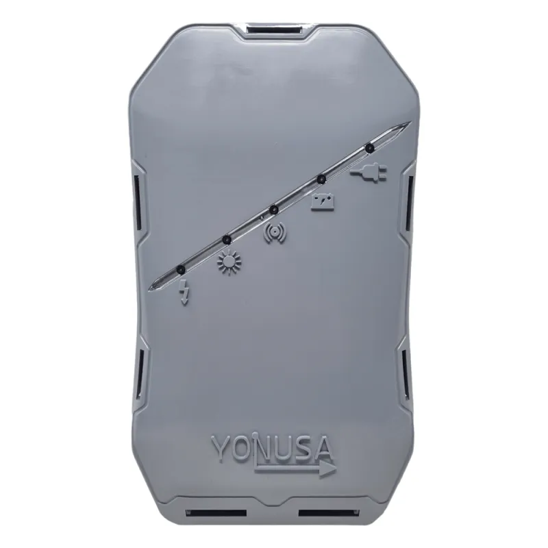 Energizador con tecnología SMT de 12,000Volts - .5 Joules / 500 Mts Lineales de Protección / Cercas Electrificadas