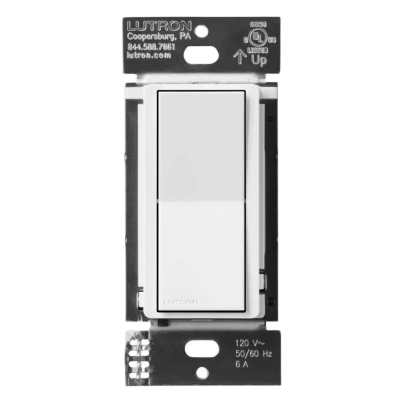 Interruptor auxiliar cableado Caseta para control multiubicación con atenuador Diva o interruptor Claro inteligente, blanco