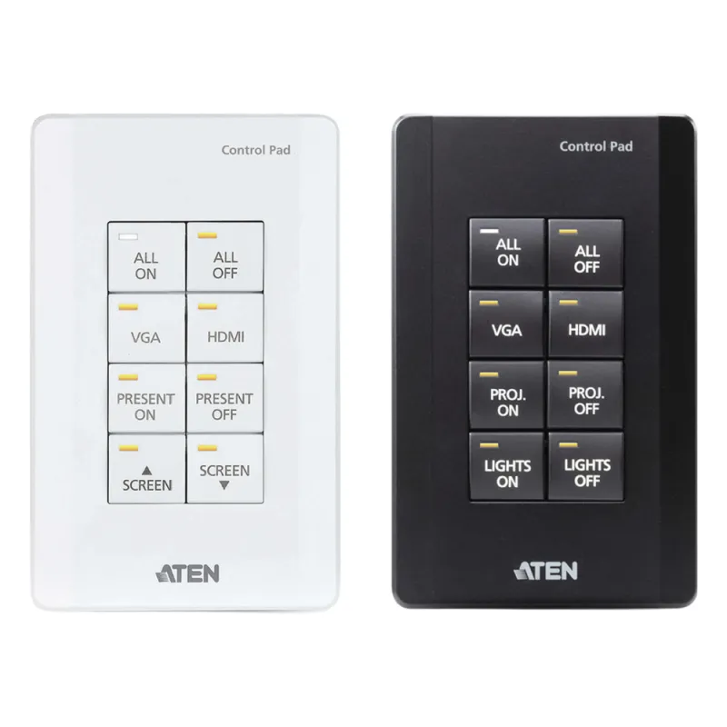 Sistema de control ATEN: panel de control de 8 botones